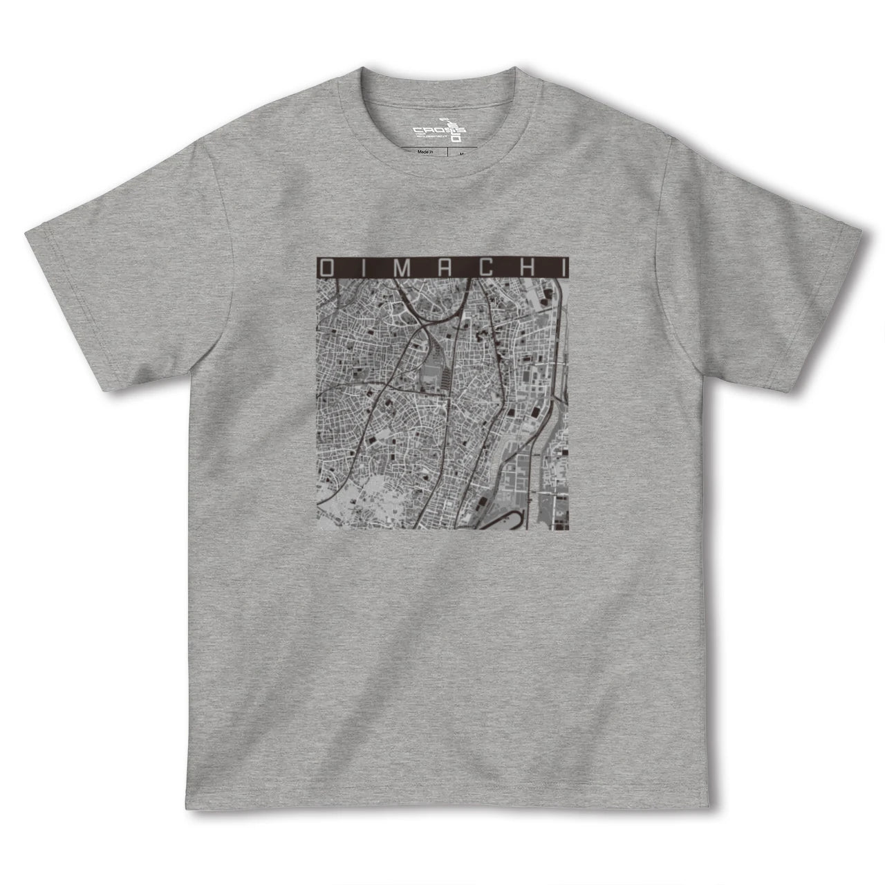 【大井町(東京都)】地図柄ヘビーウェイトTシャツ