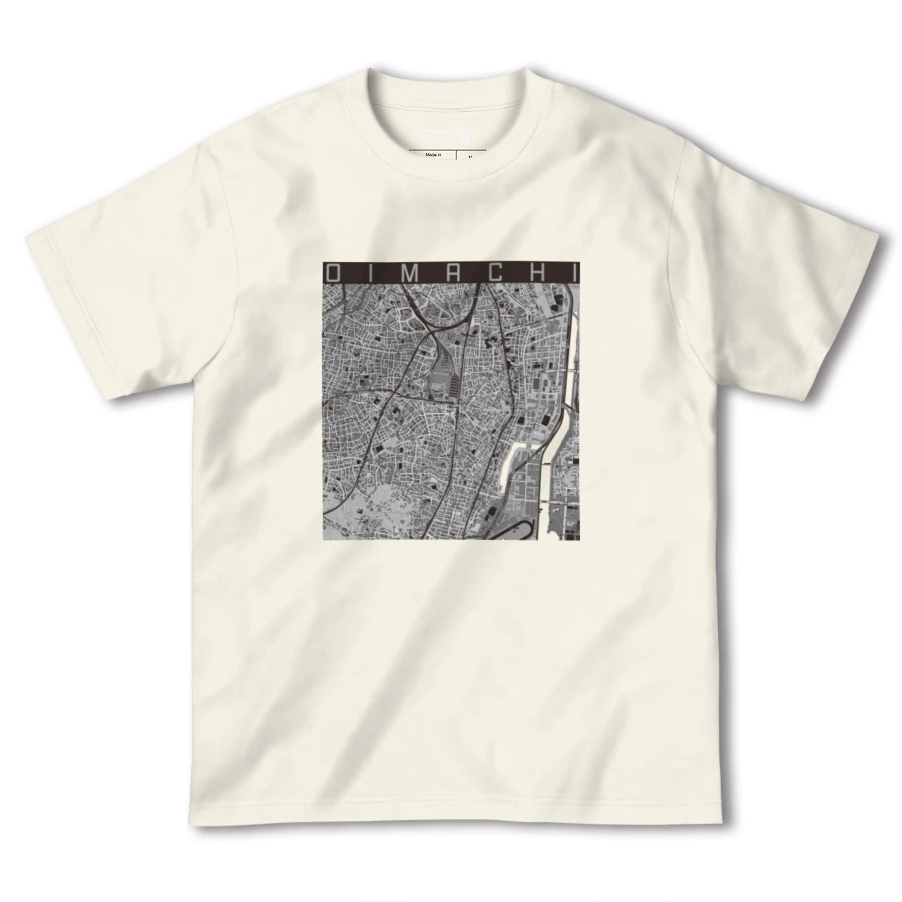 【大井町(東京都)】地図柄ヘビーウェイトTシャツ