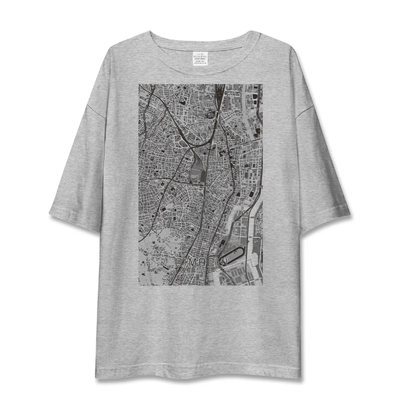 【大井町(東京都)】地図柄ビッグシルエットTシャツ