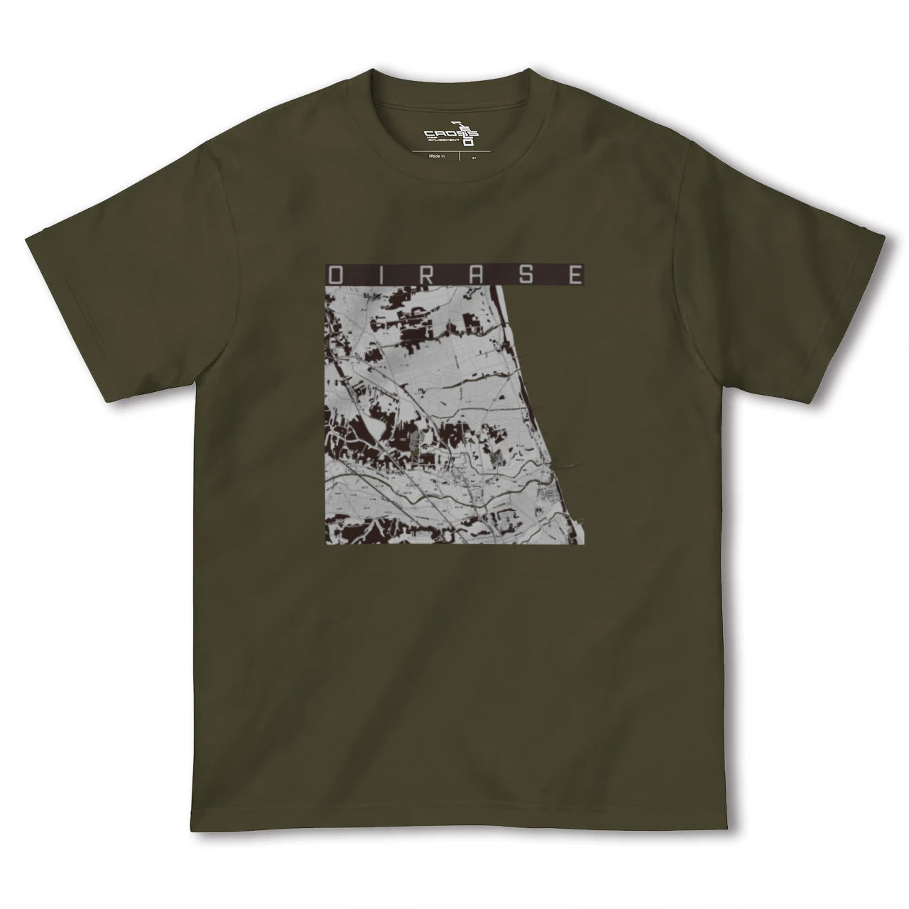【おいらせ(青森県)】地図柄ヘビーウェイトTシャツ