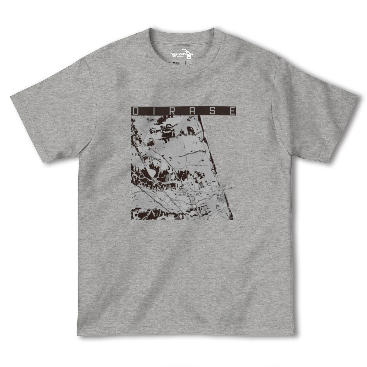 【おいらせ(青森県)】地図柄ヘビーウェイトTシャツ