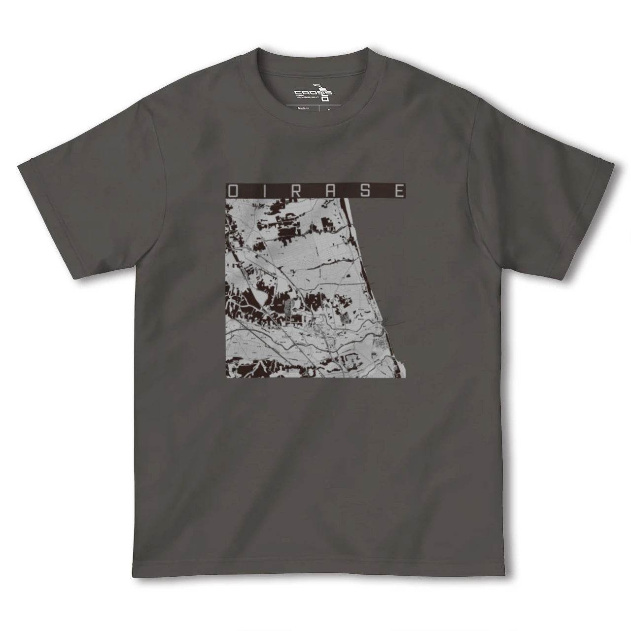 【おいらせ(青森県)】地図柄ヘビーウェイトTシャツ