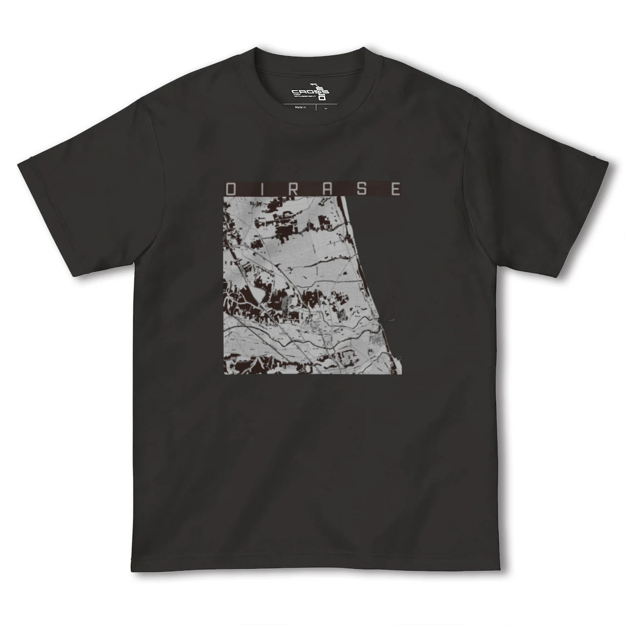 【おいらせ(青森県)】地図柄ヘビーウェイトTシャツ