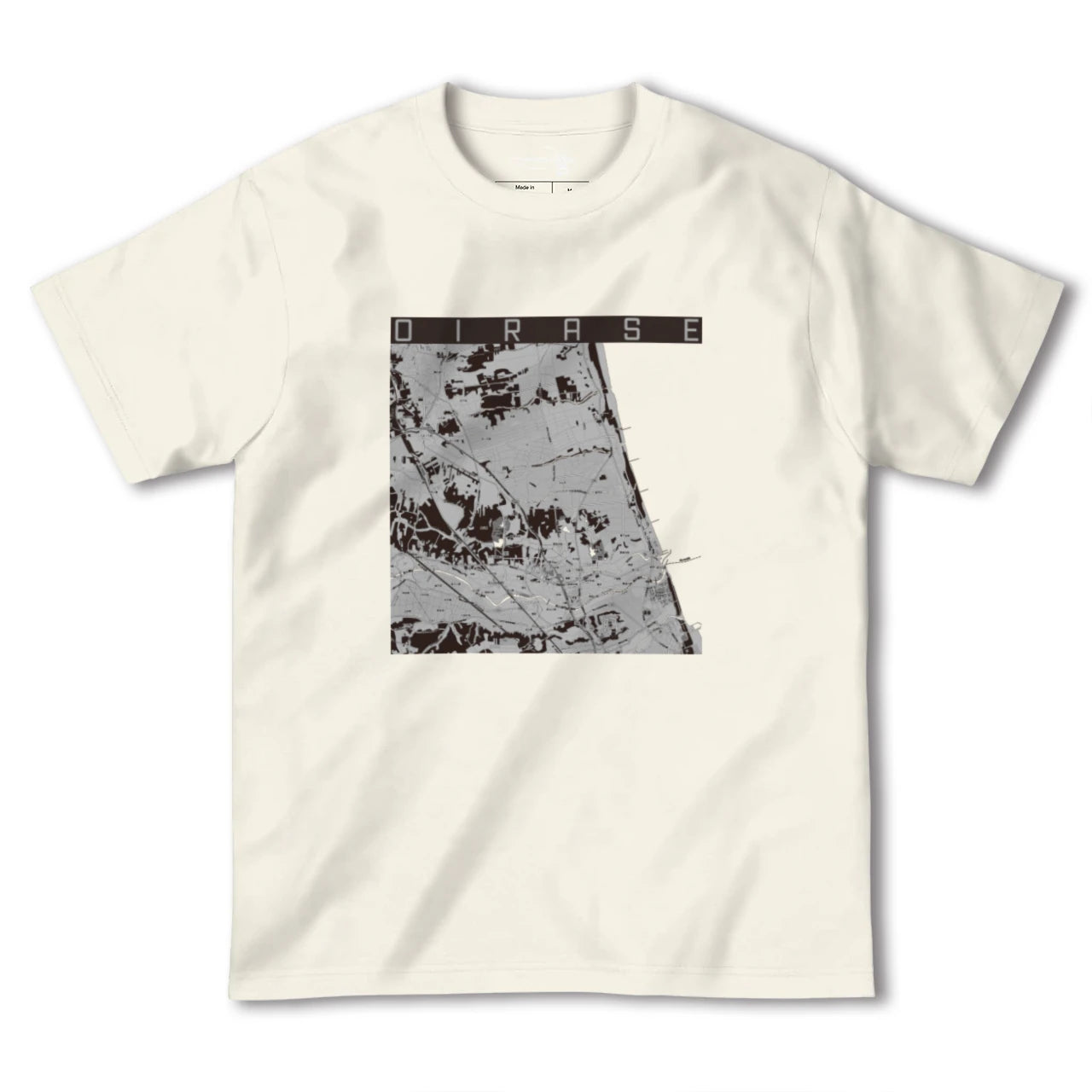 【おいらせ(青森県)】地図柄ヘビーウェイトTシャツ