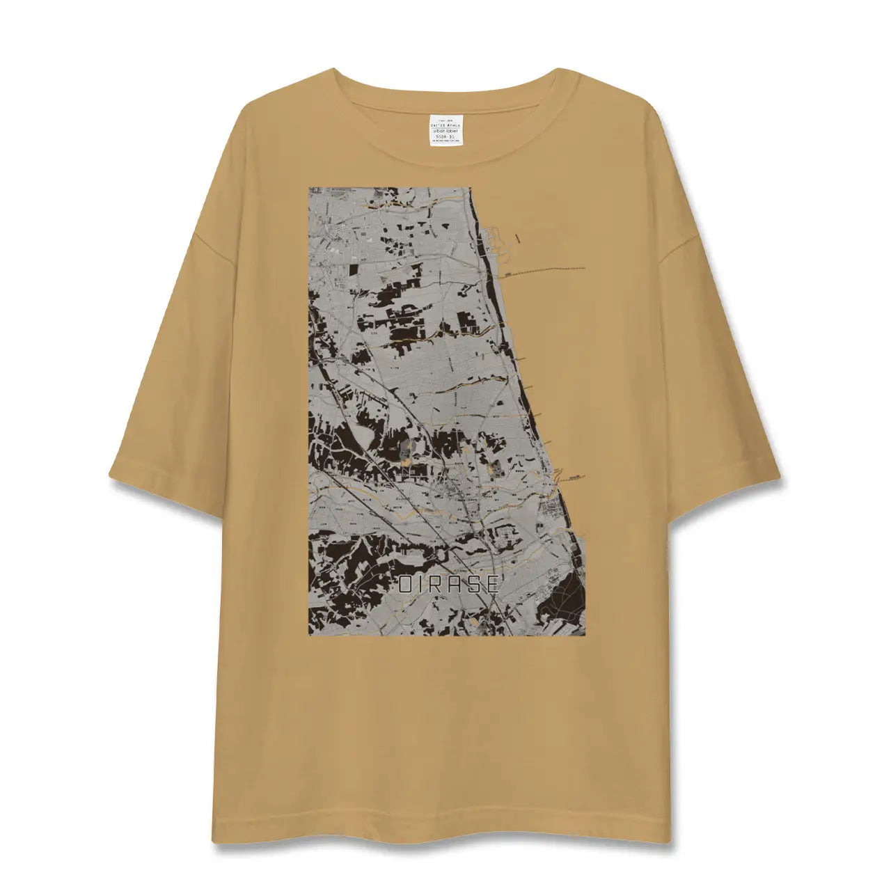 【おいらせ(青森県)】地図柄ビッグシルエットTシャツ