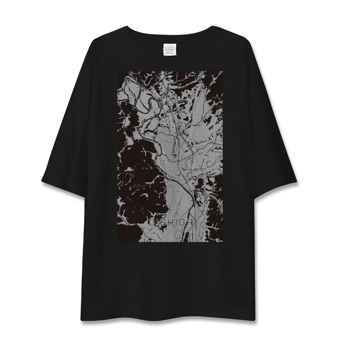 【大石田(山形県)】地図柄ビッグシルエットTシャツ