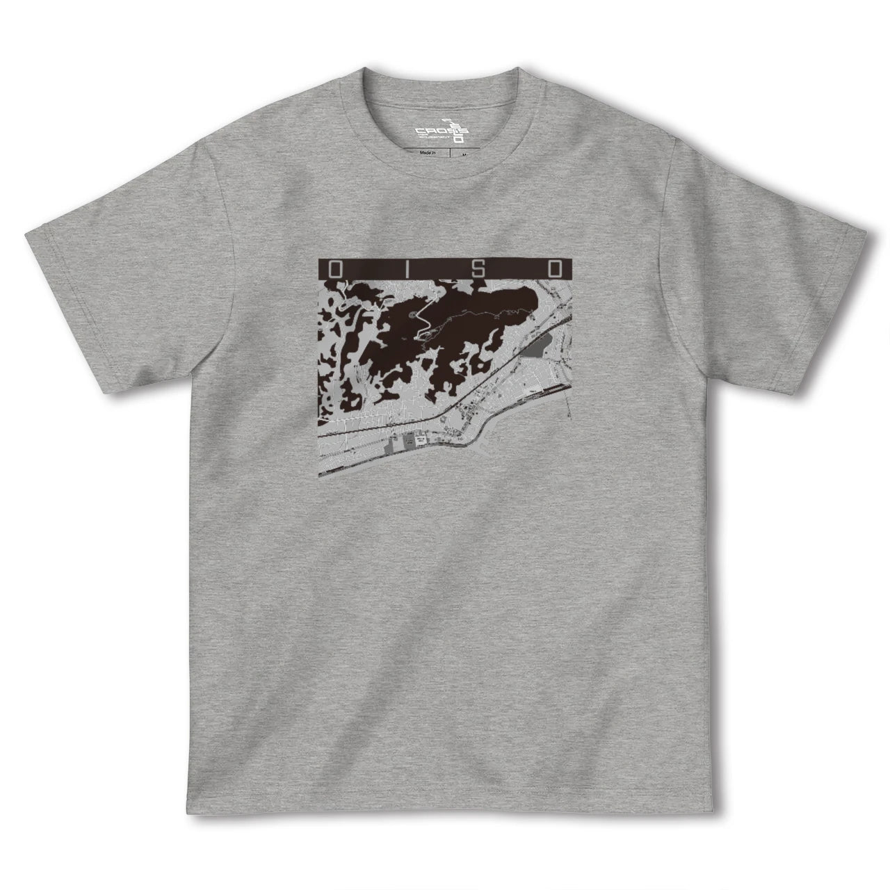 【大磯(神奈川県)】地図柄ヘビーウェイトTシャツ