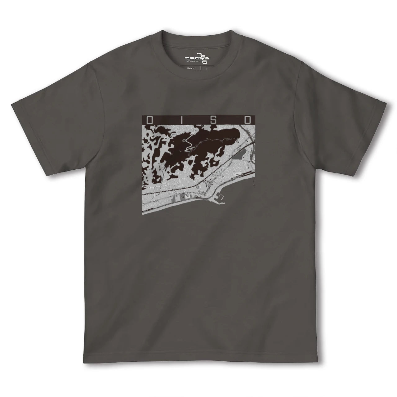 【大磯(神奈川県)】地図柄ヘビーウェイトTシャツ