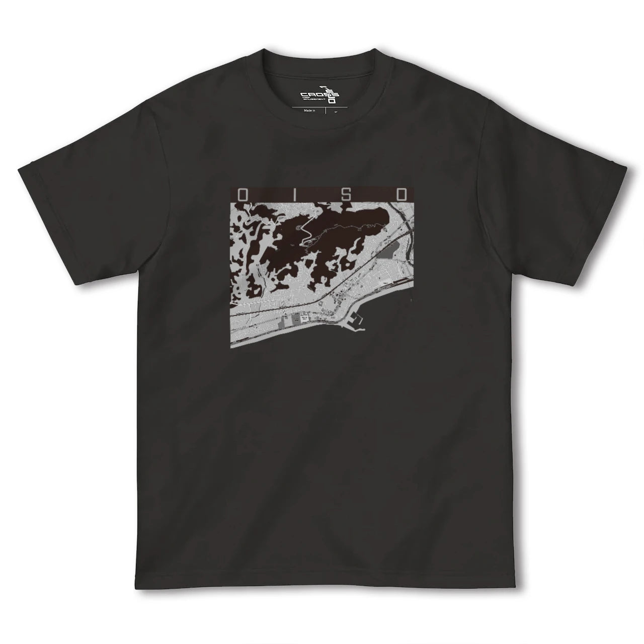 【大磯(神奈川県)】地図柄ヘビーウェイトTシャツ