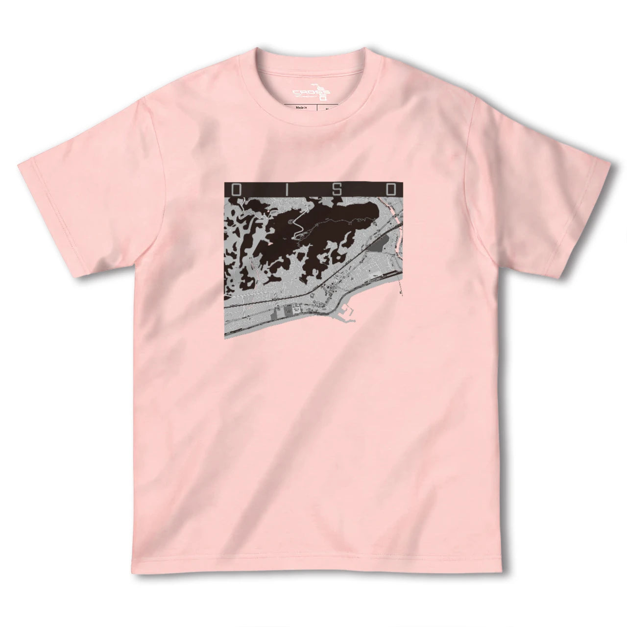 【大磯(神奈川県)】地図柄ヘビーウェイトTシャツ
