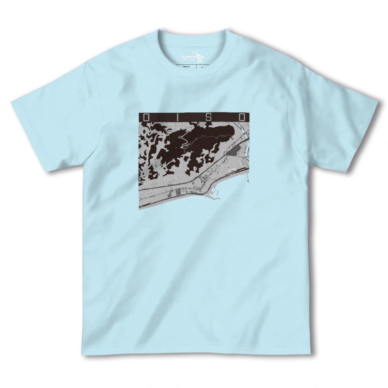【大磯(神奈川県)】地図柄ヘビーウェイトTシャツ