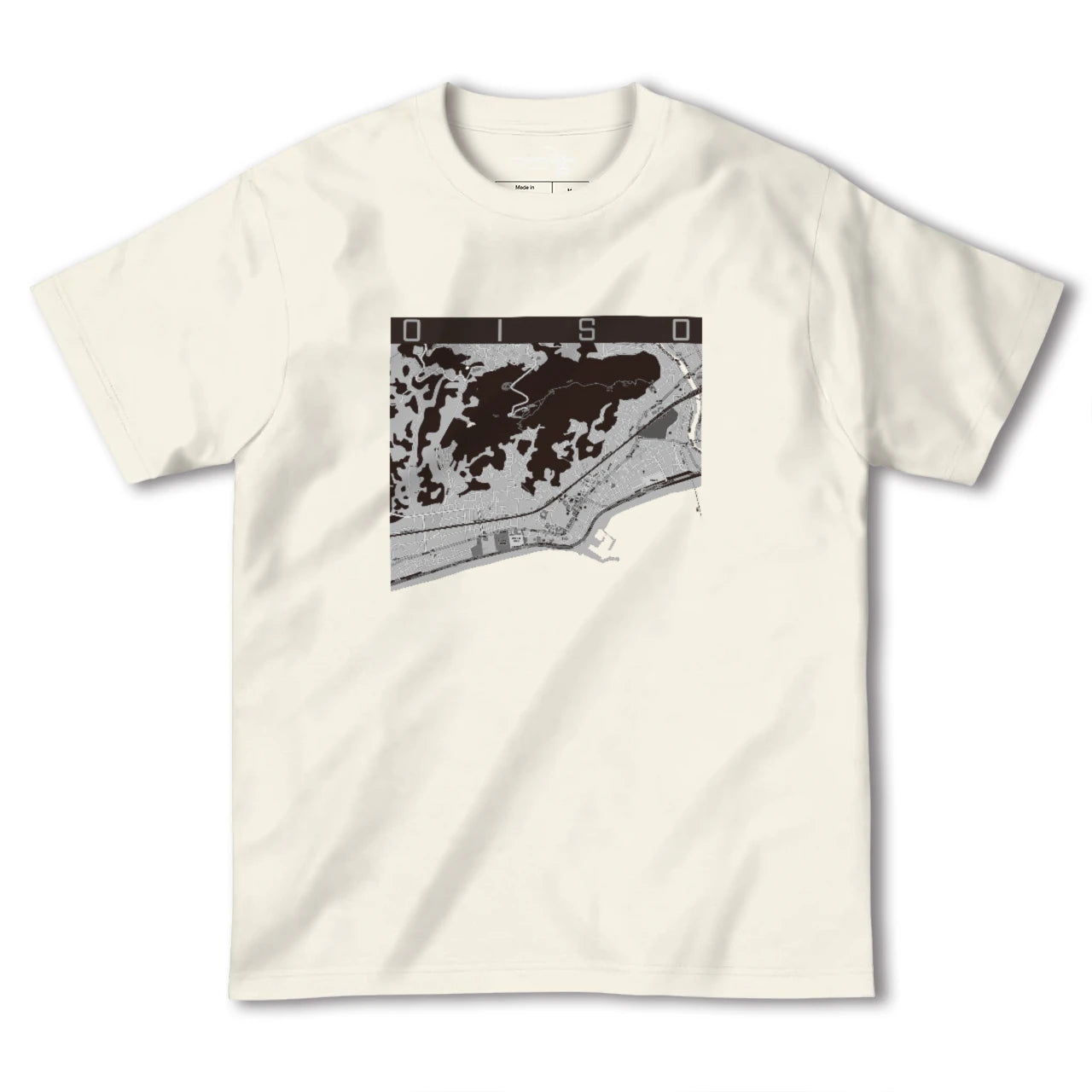 【大磯(神奈川県)】地図柄ヘビーウェイトTシャツ