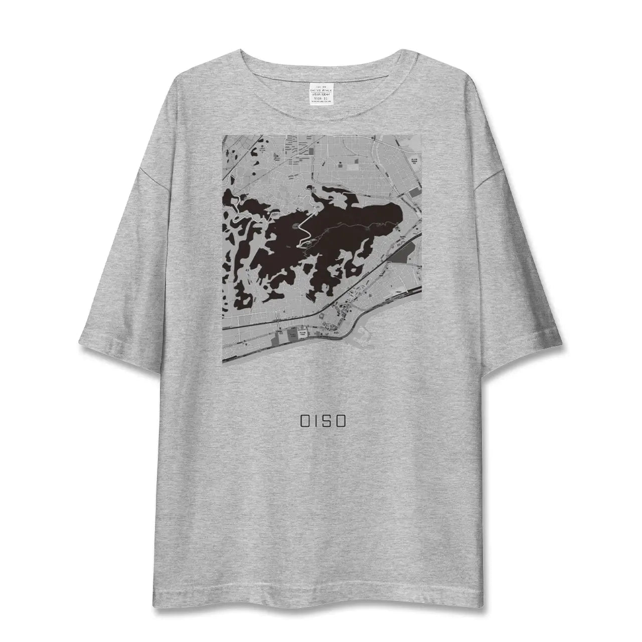 【大磯(神奈川県)】地図柄ビッグシルエットTシャツ