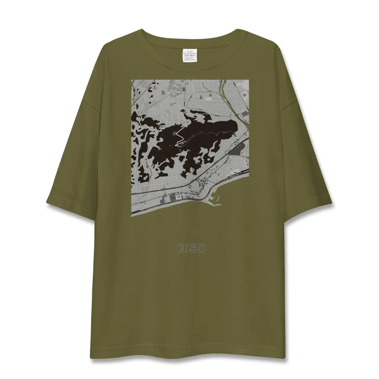【大磯(神奈川県)】地図柄ビッグシルエットTシャツ