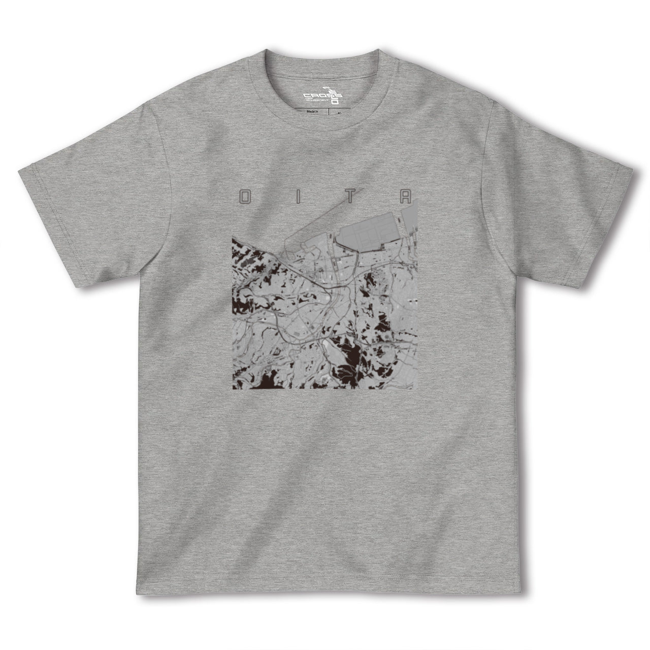 【大分(大分県)】地図柄ヘビーウェイトTシャツ