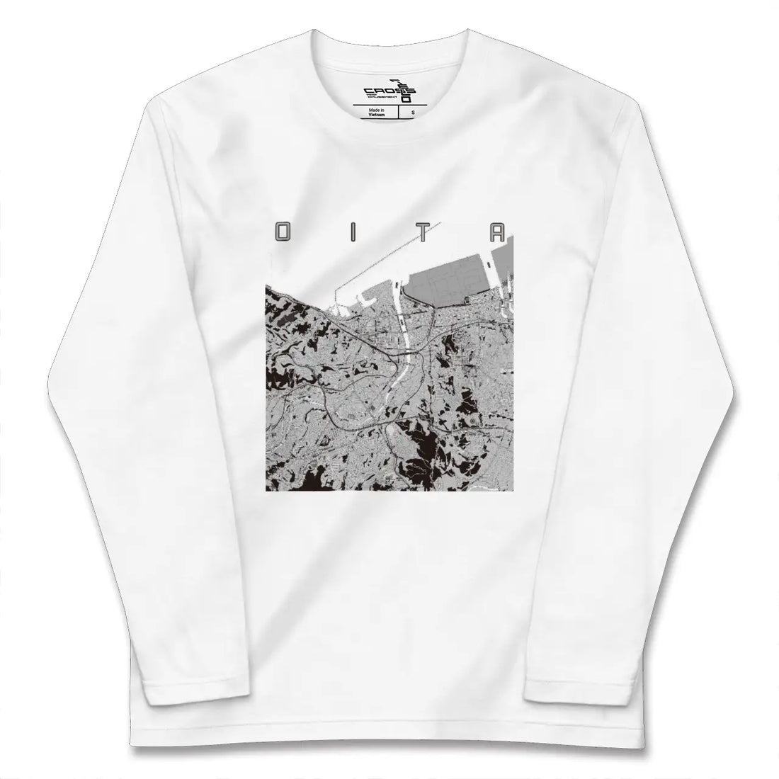 【大分(大分県)】地図柄ロングスリーブTシャツ