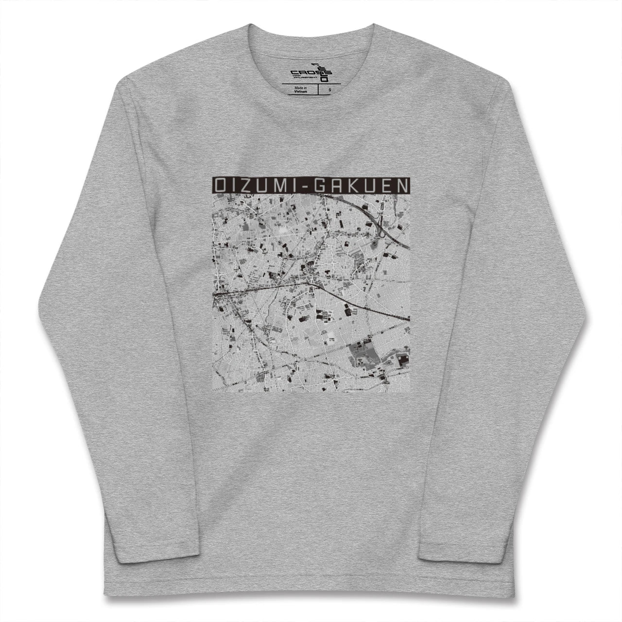 【大泉学園(東京都)】地図柄ロングスリーブTシャツ