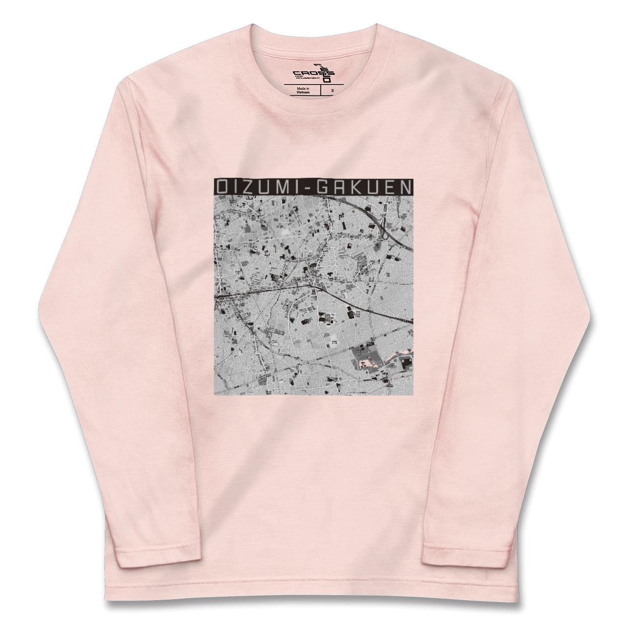 【大泉学園(東京都)】地図柄ロングスリーブTシャツ