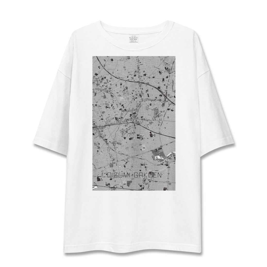 【大泉学園(東京都)】地図柄ビッグシルエットTシャツ