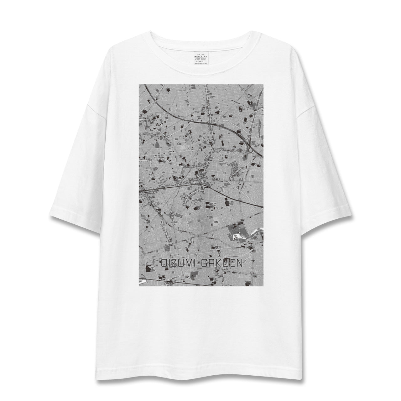 【大泉学園(東京都)】地図柄ビッグシルエットTシャツ