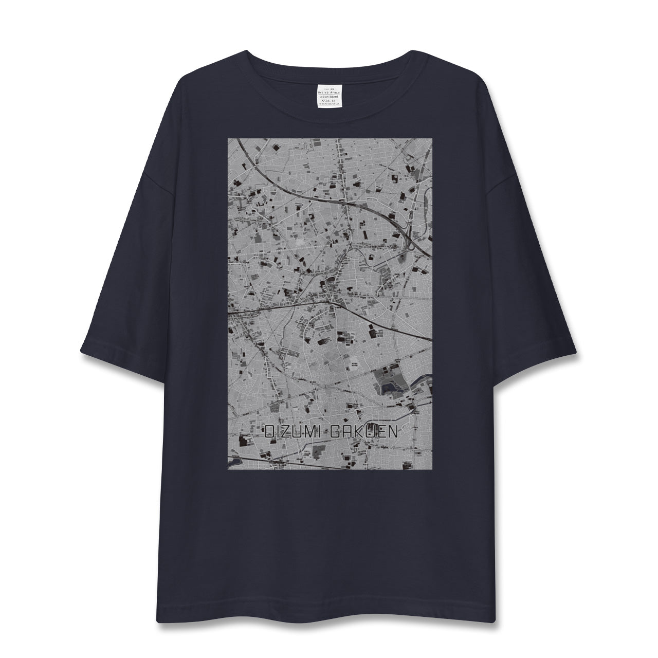 【大泉学園(東京都)】地図柄ビッグシルエットTシャツ