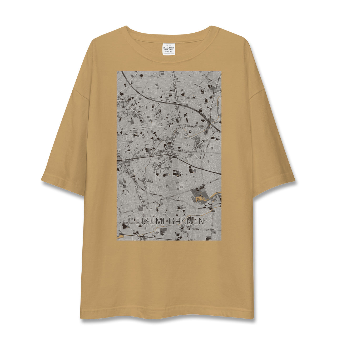 【大泉学園(東京都)】地図柄ビッグシルエットTシャツ