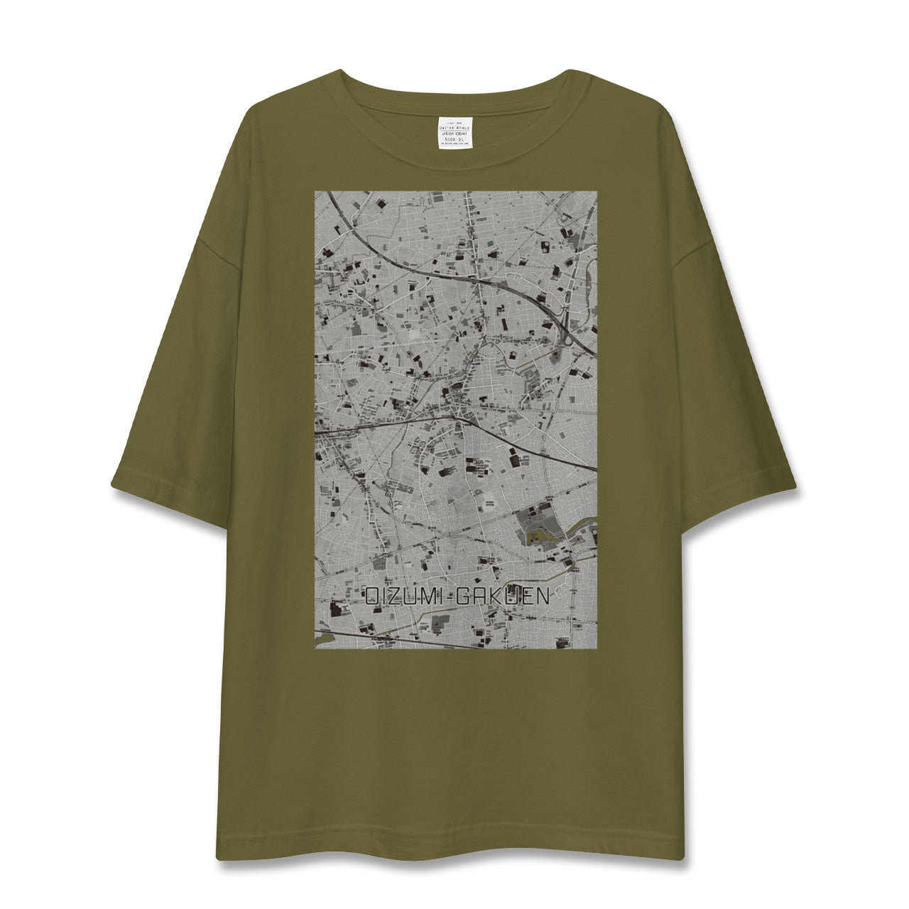 【大泉学園(東京都)】地図柄ビッグシルエットTシャツ