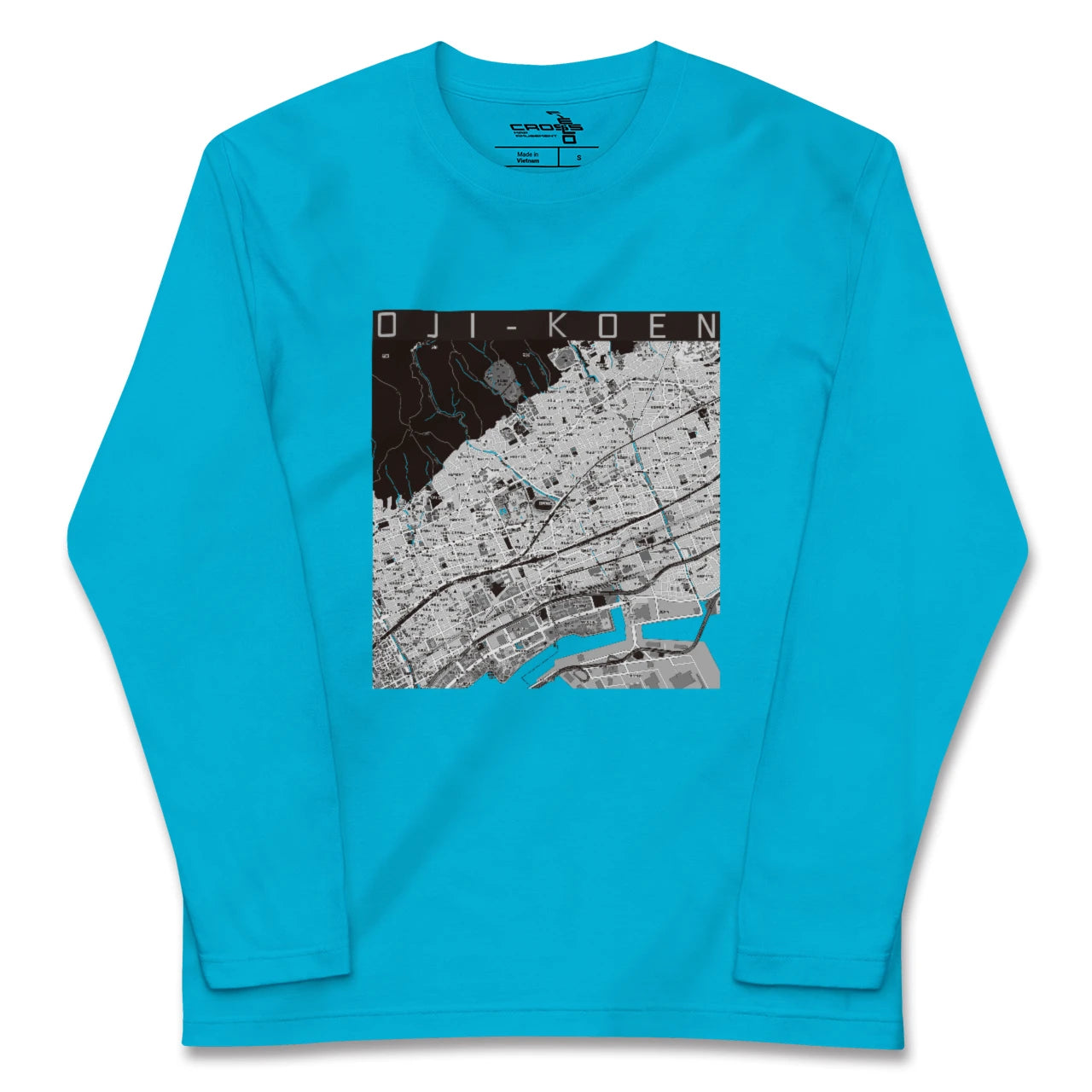 【王子公園(兵庫県)】地図柄ロングスリーブTシャツ