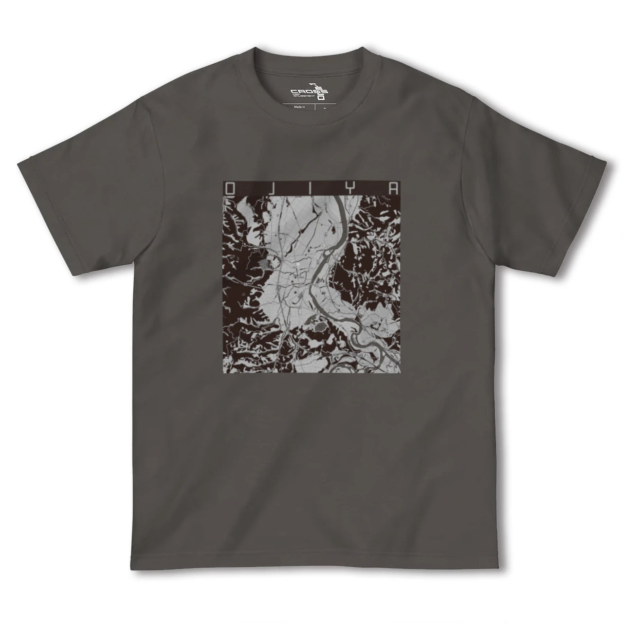 【小千谷(新潟県)】地図柄ヘビーウェイトTシャツ