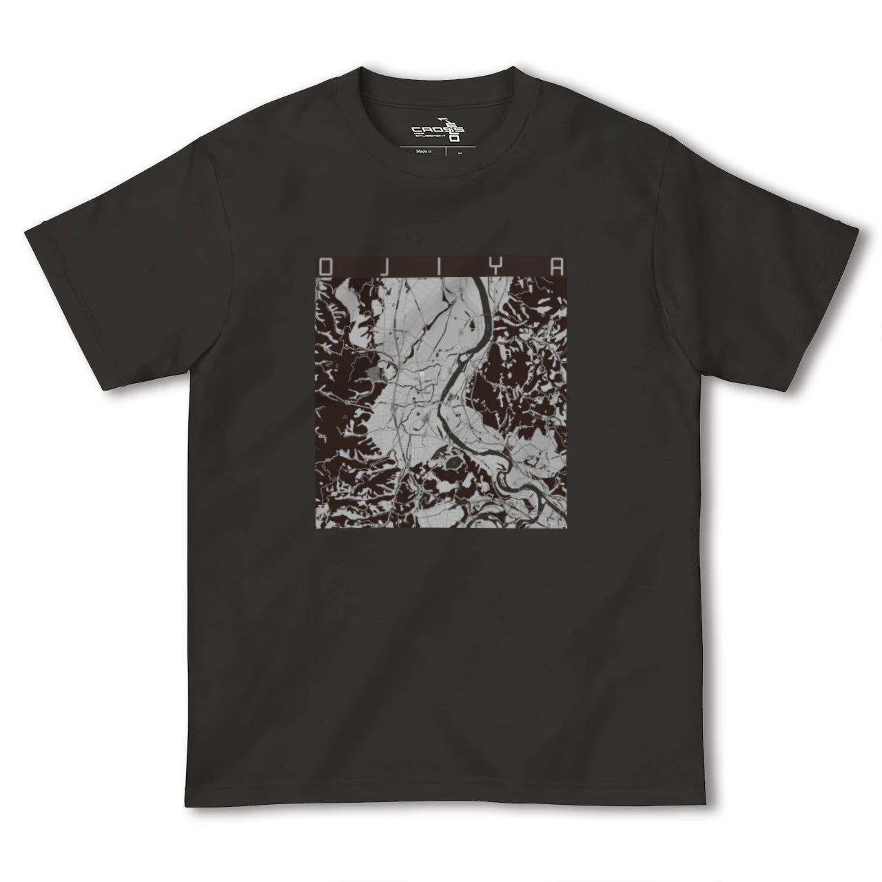 【小千谷(新潟県)】地図柄ヘビーウェイトTシャツ