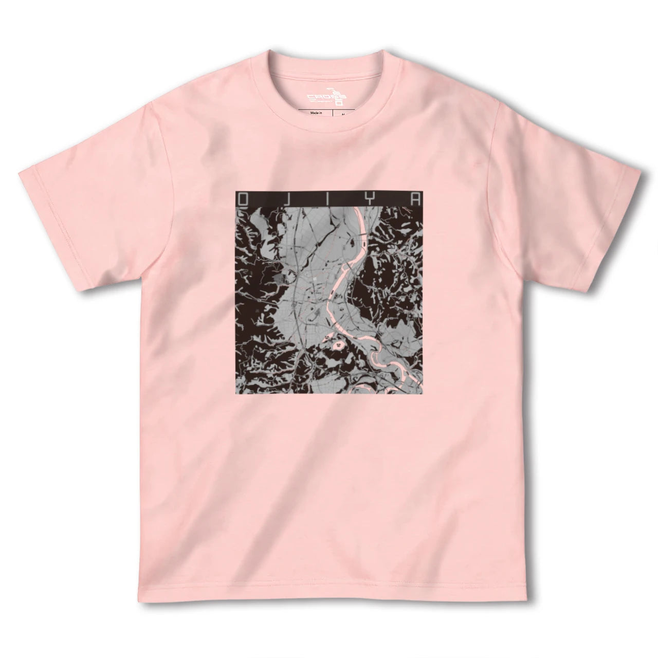 【小千谷(新潟県)】地図柄ヘビーウェイトTシャツ