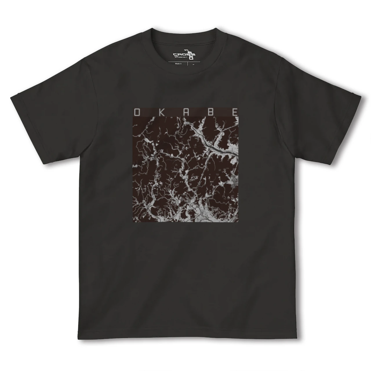 【岡部(静岡県)】地図柄ヘビーウェイトTシャツ