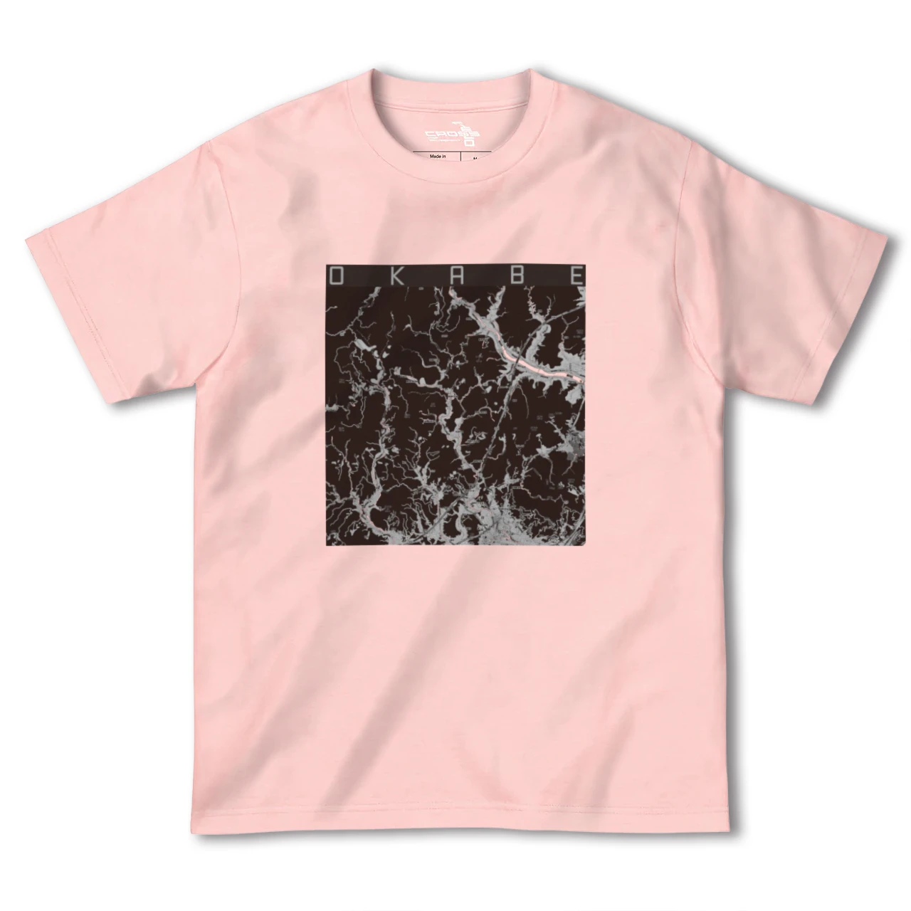 【岡部(静岡県)】地図柄ヘビーウェイトTシャツ