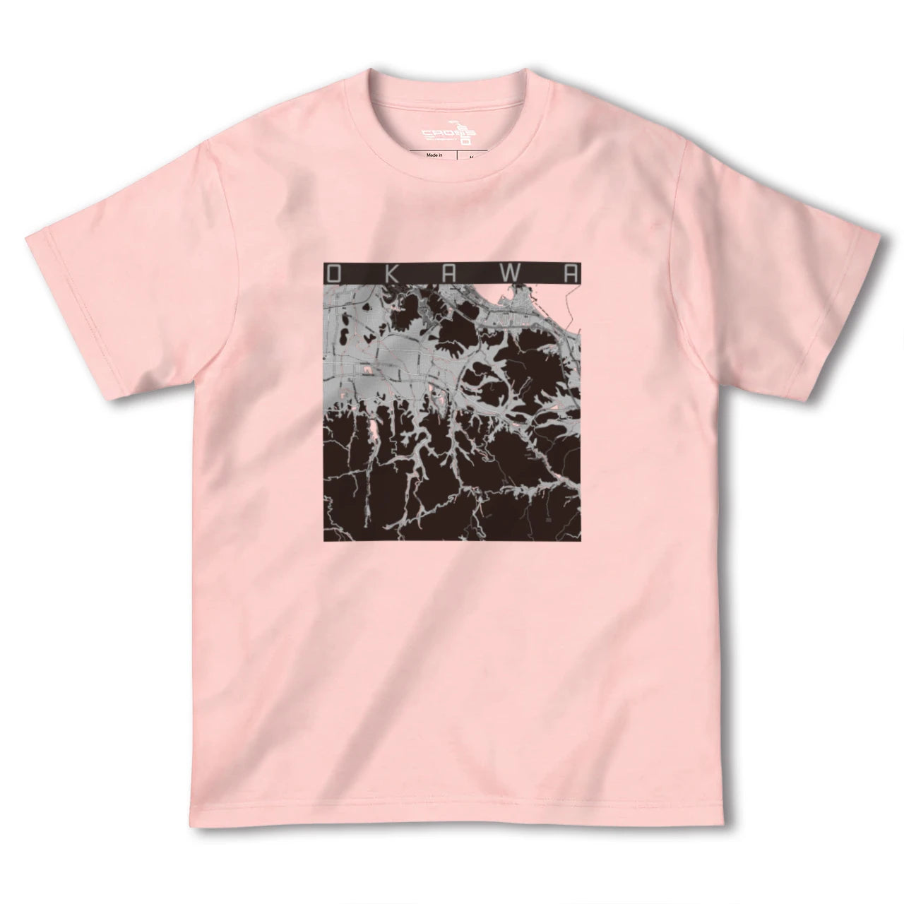 【大川(香川県)】地図柄ヘビーウェイトTシャツ