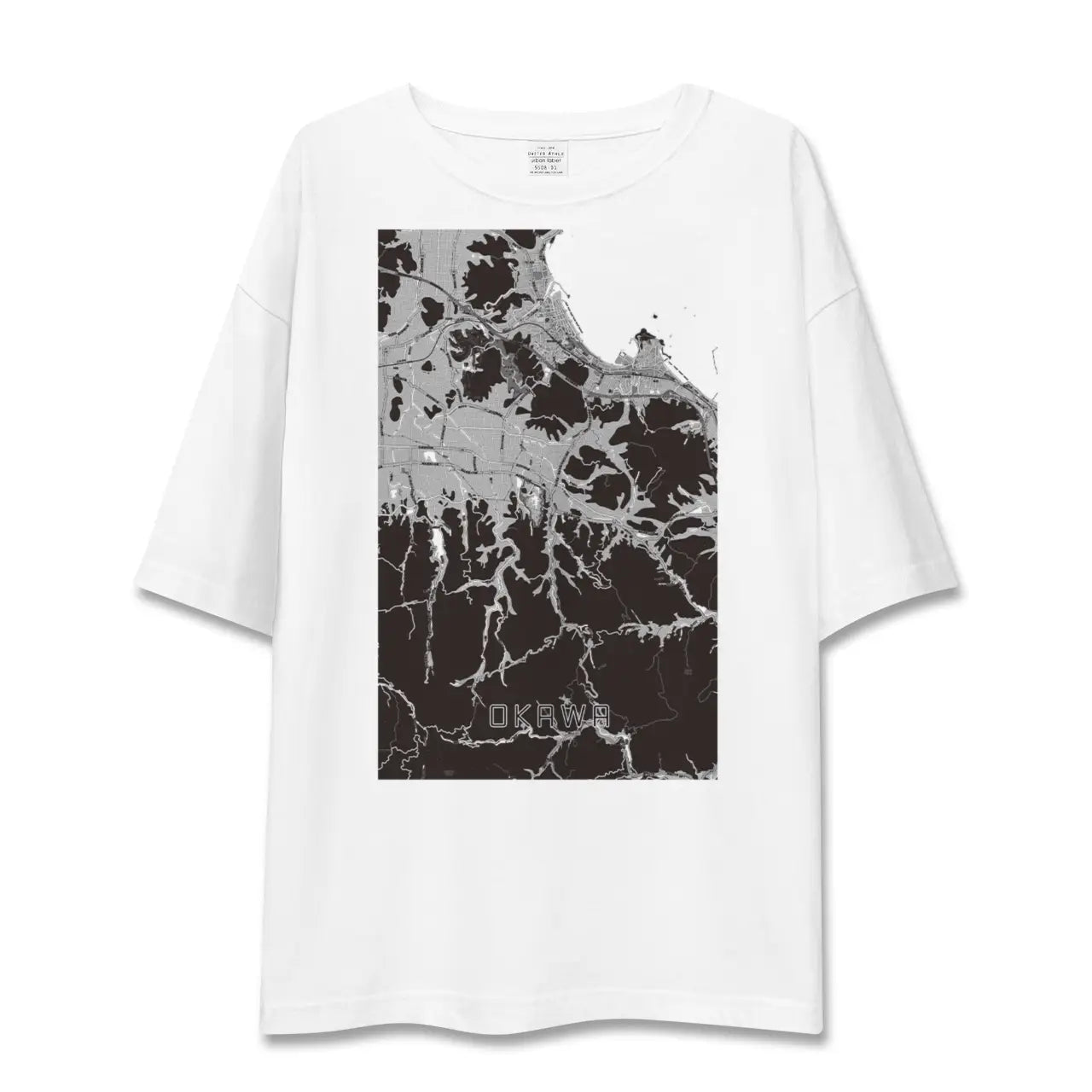 【大川(香川県)】地図柄ビッグシルエットTシャツ