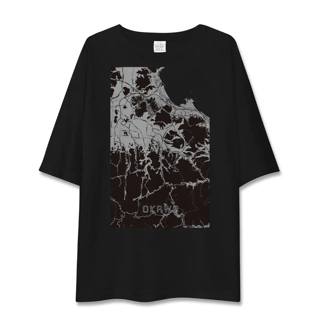 【大川(香川県)】地図柄ビッグシルエットTシャツ