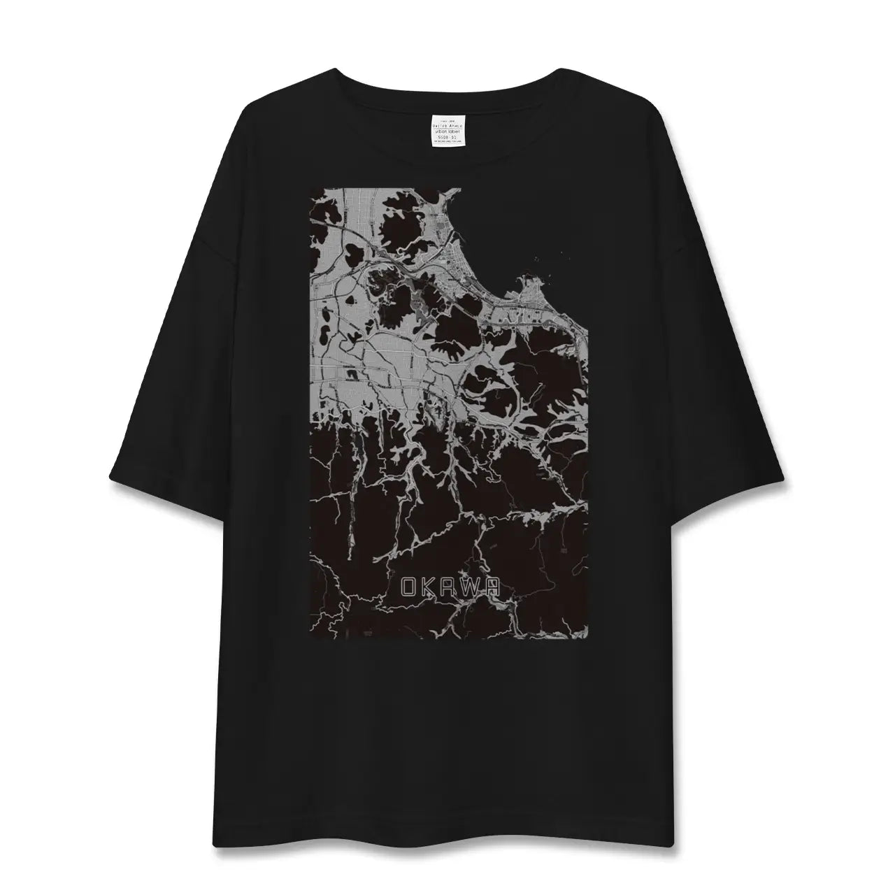 【大川(香川県)】地図柄ビッグシルエットTシャツ
