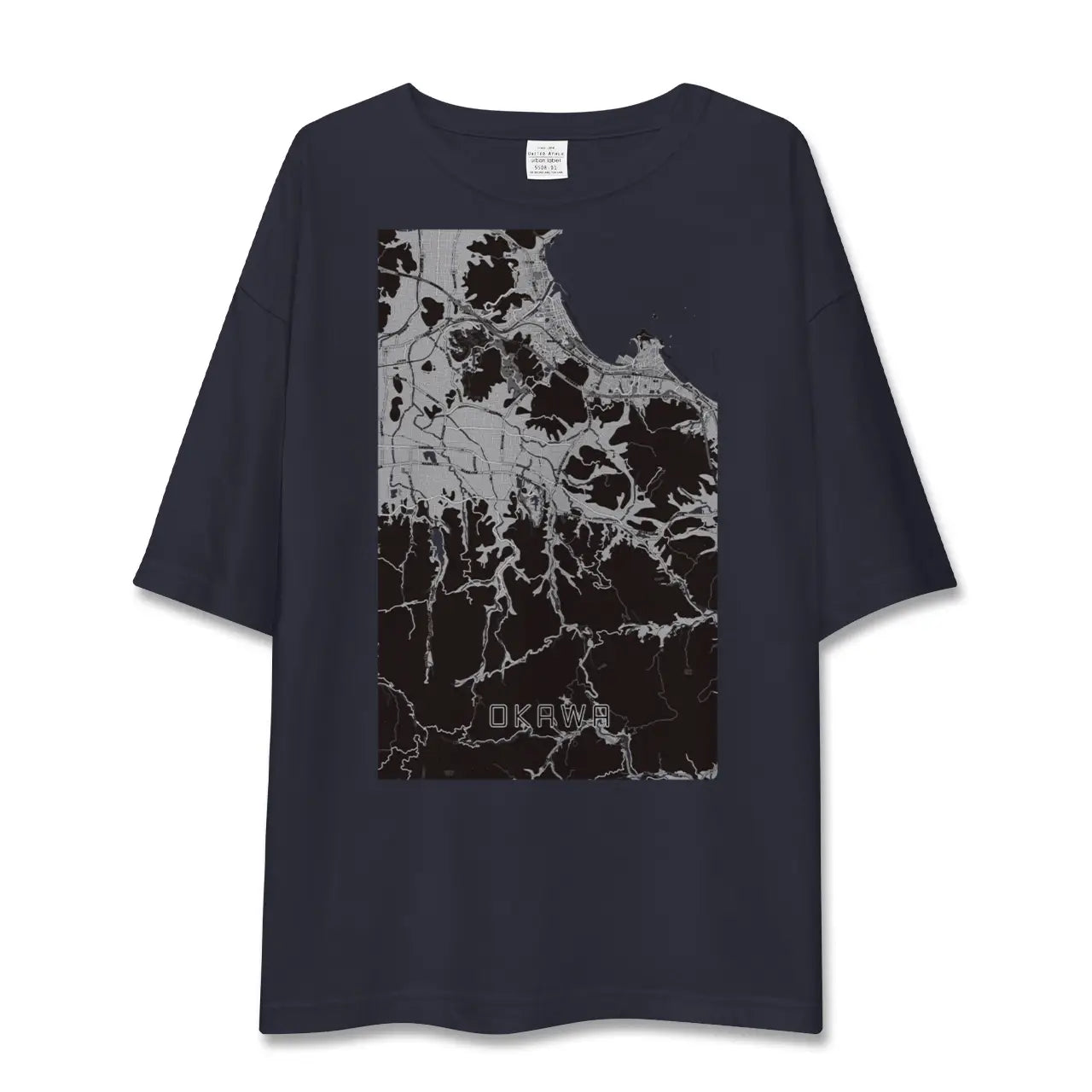 【大川(香川県)】地図柄ビッグシルエットTシャツ