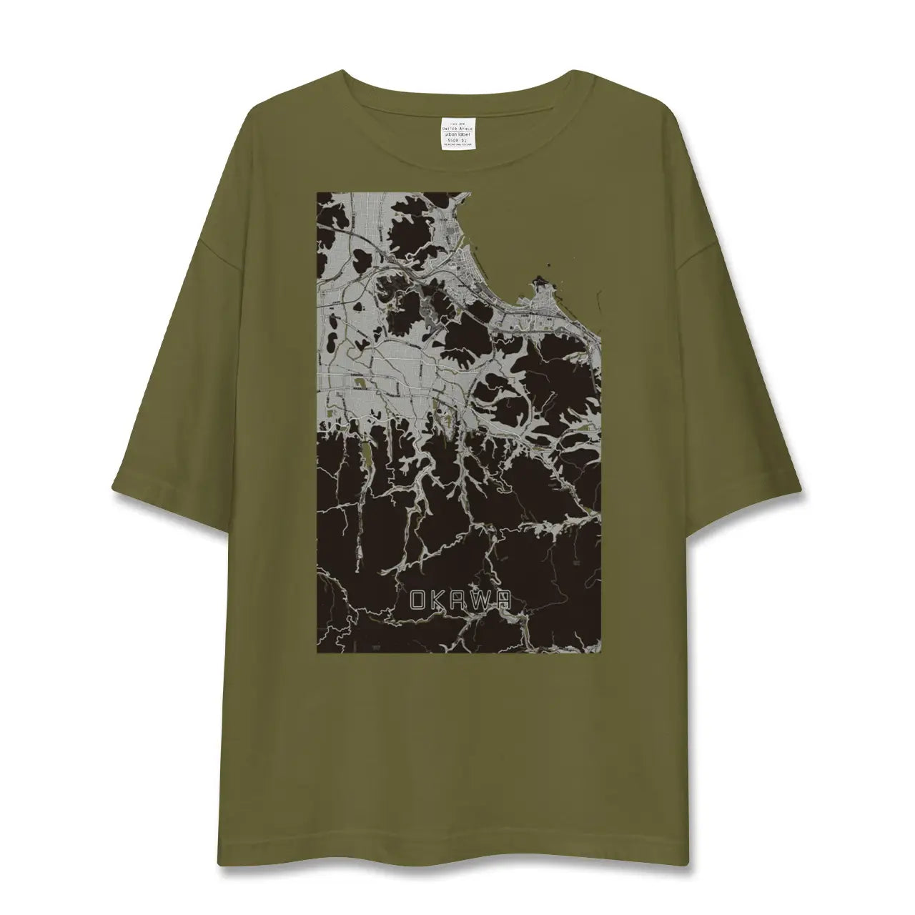 【大川(香川県)】地図柄ビッグシルエットTシャツ