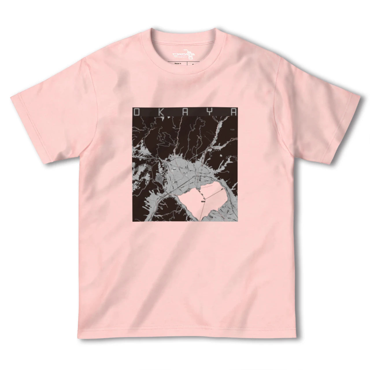 【岡谷(長野県)】地図柄ヘビーウェイトTシャツ