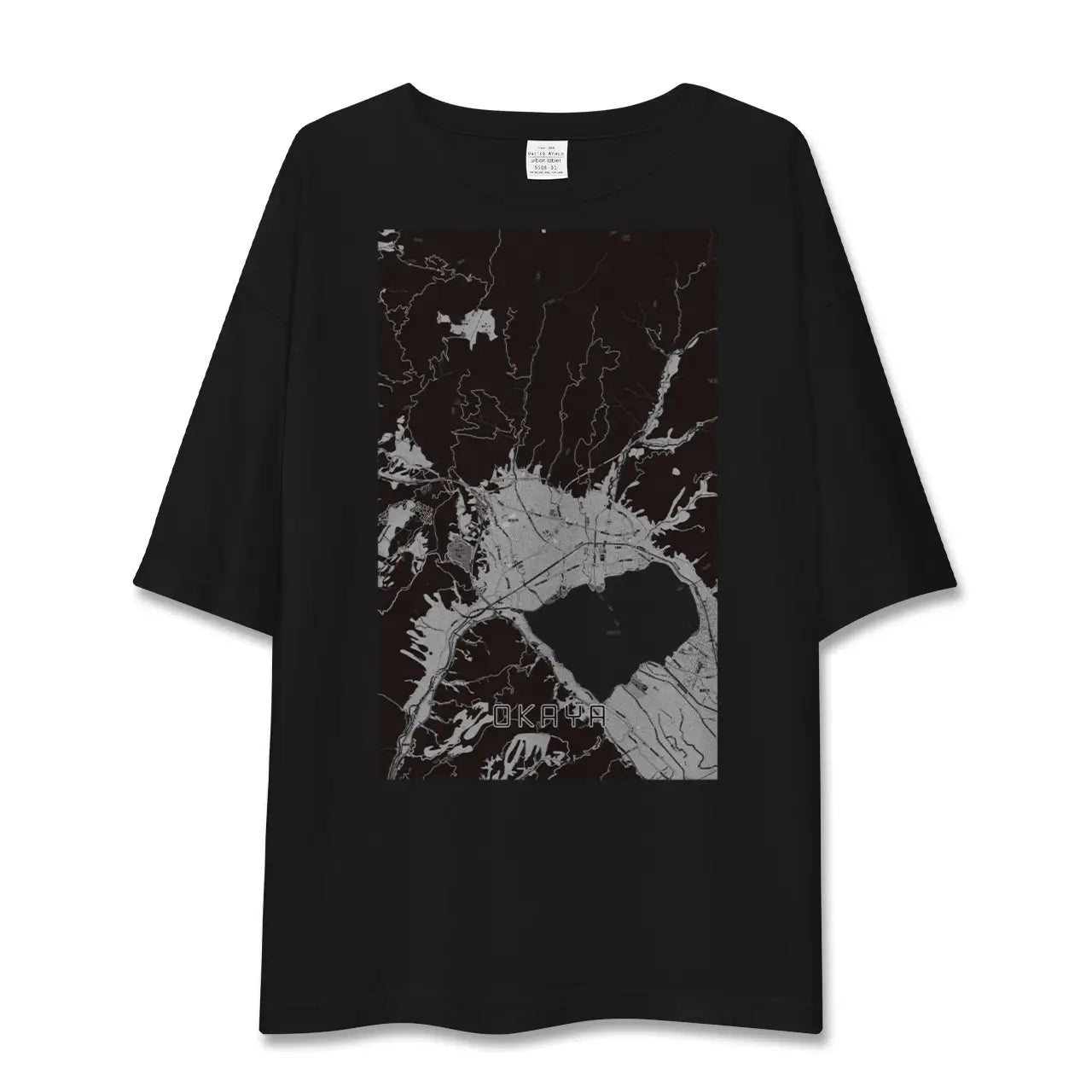 【岡谷(長野県)】地図柄ビッグシルエットTシャツ