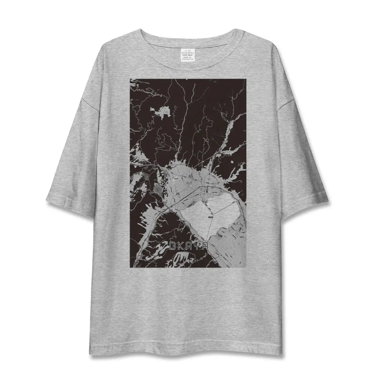 【岡谷(長野県)】地図柄ビッグシルエットTシャツ