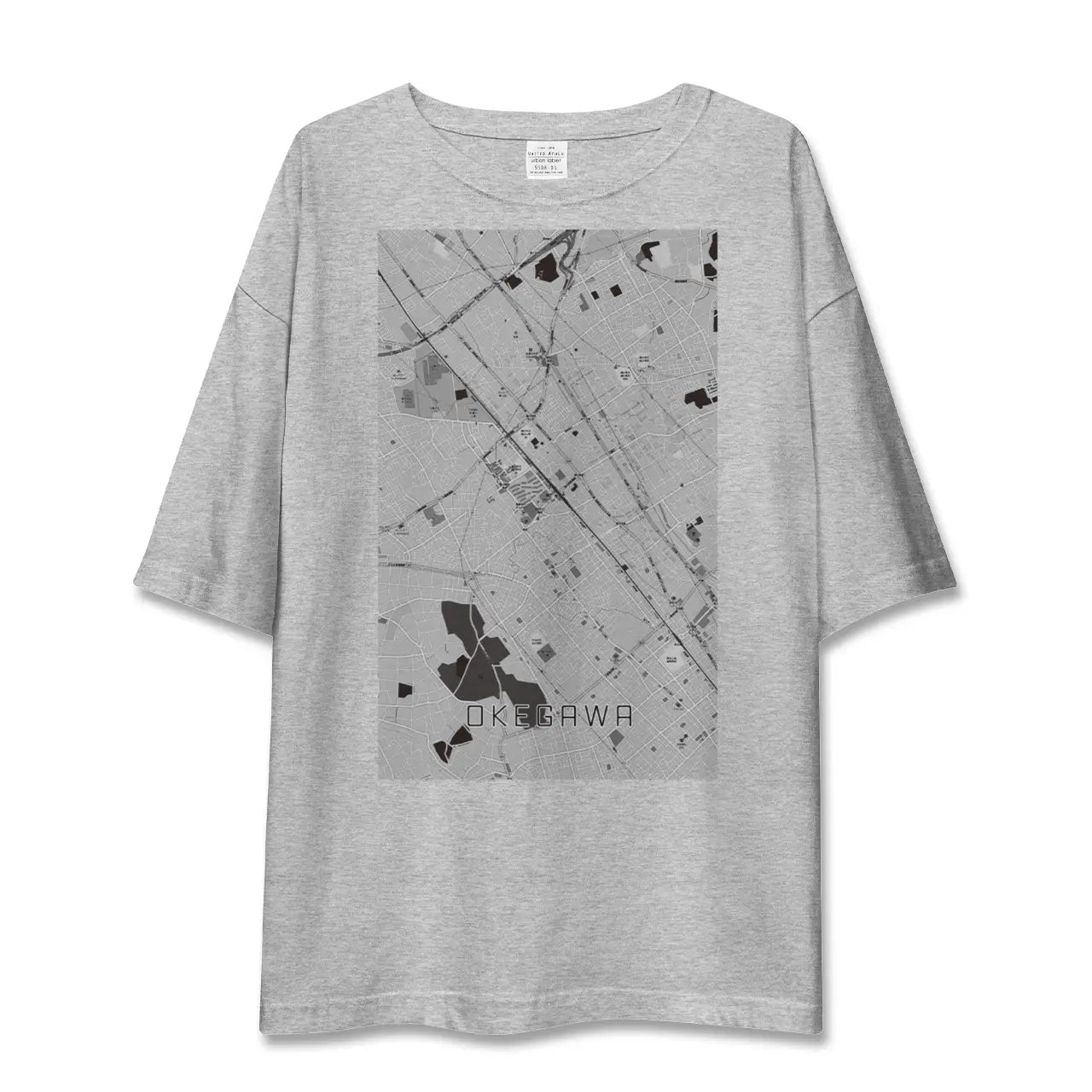 【桶川(埼玉県)】地図柄ビッグシルエットTシャツ