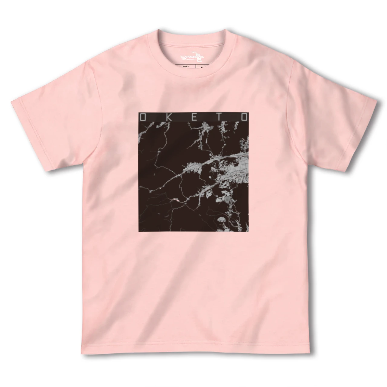 【置戸(北海道)】地図柄ヘビーウェイトTシャツ