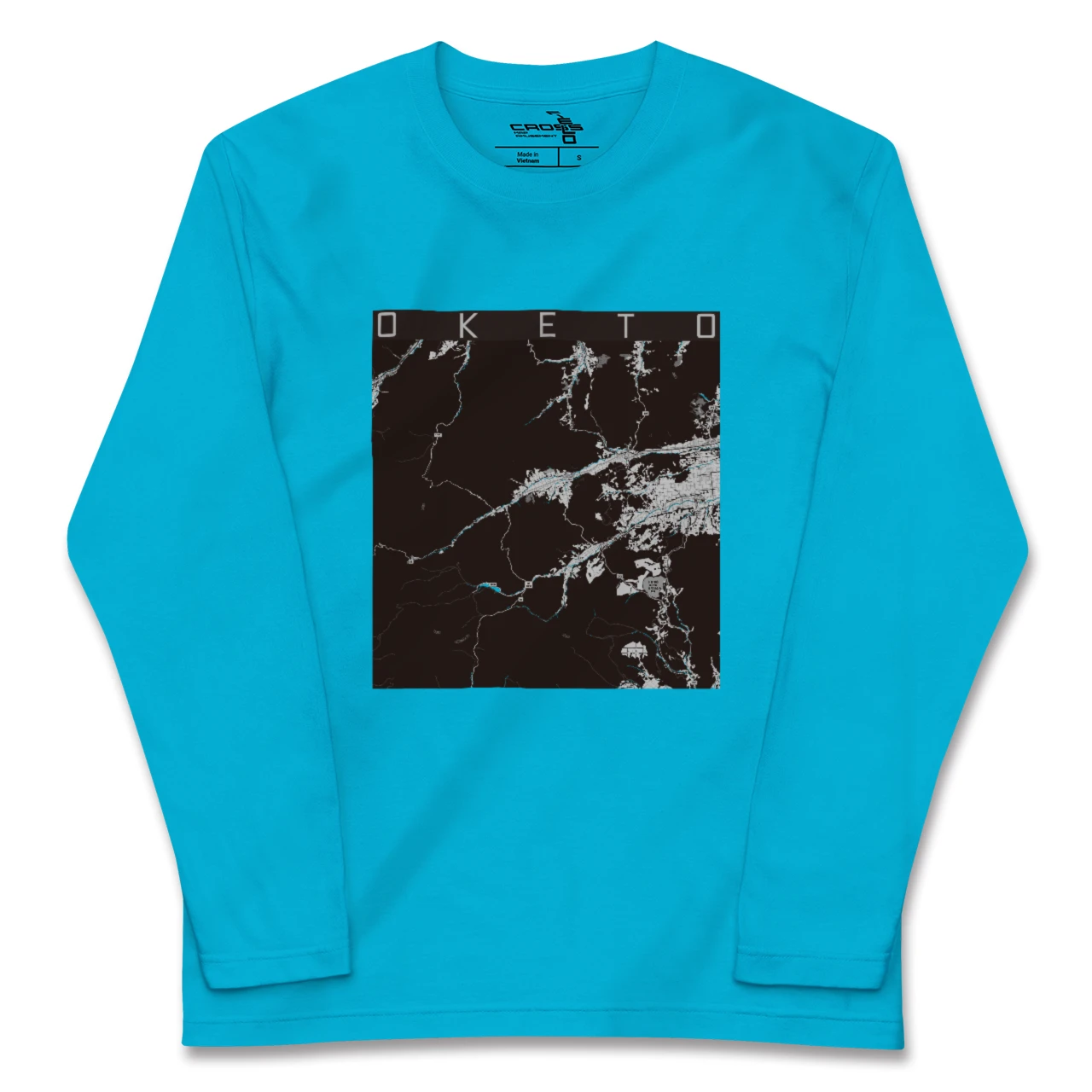 【置戸(北海道)】地図柄ロングスリーブTシャツ