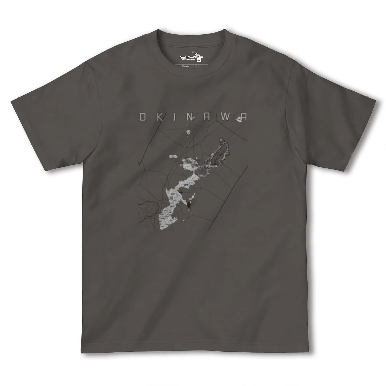 【沖縄2(沖縄県)】地図柄ヘビーウェイトTシャツ