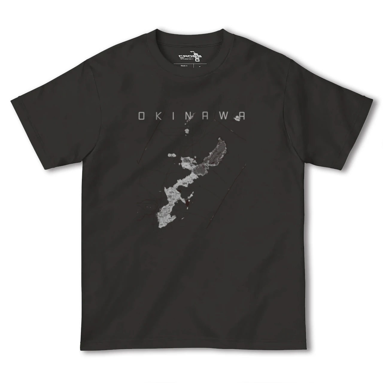 【沖縄2(沖縄県)】地図柄ヘビーウェイトTシャツ