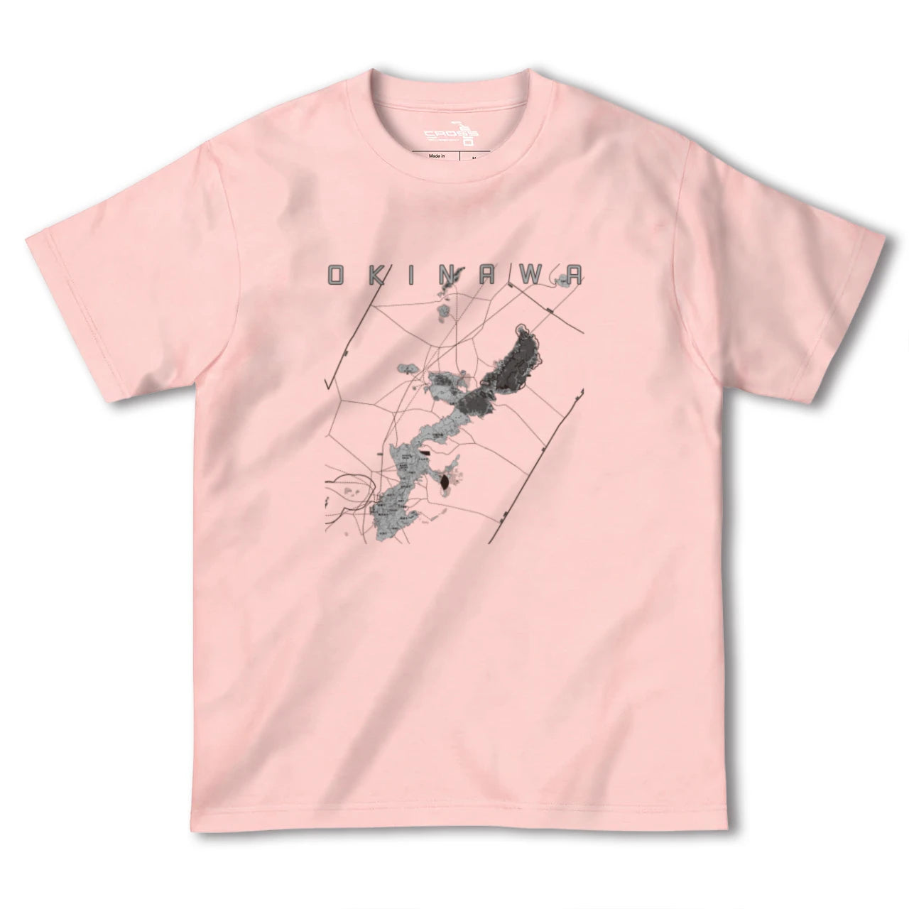 【沖縄2(沖縄県)】地図柄ヘビーウェイトTシャツ
