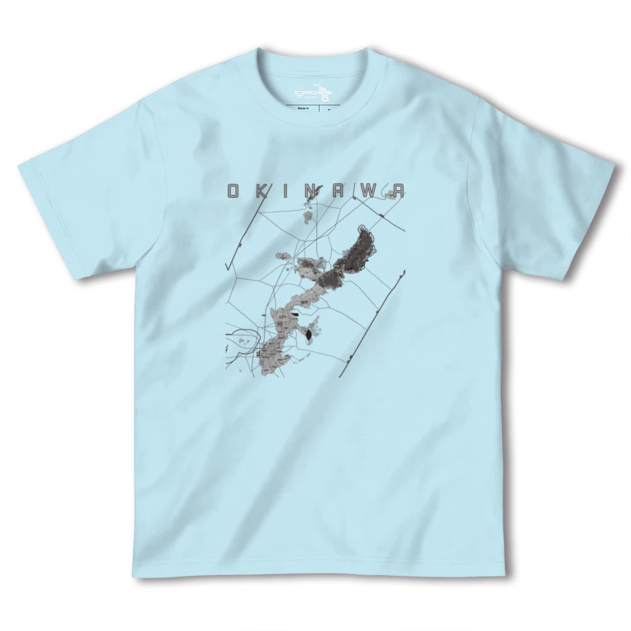 【沖縄2(沖縄県)】地図柄ヘビーウェイトTシャツ