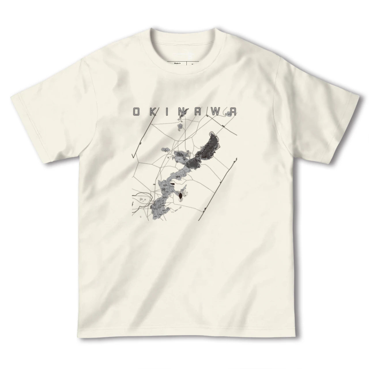【沖縄2(沖縄県)】地図柄ヘビーウェイトTシャツ